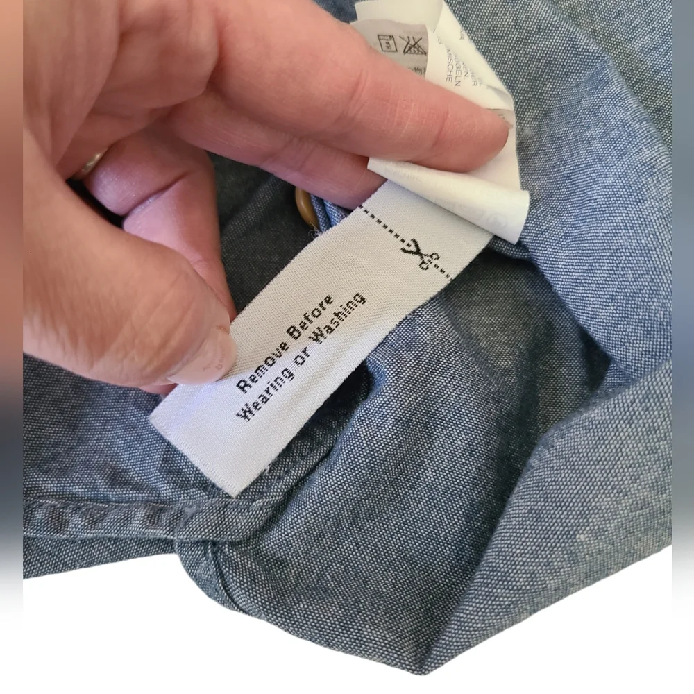JCREW | BUTTON UP BLUE SHIRT | SIZE XL